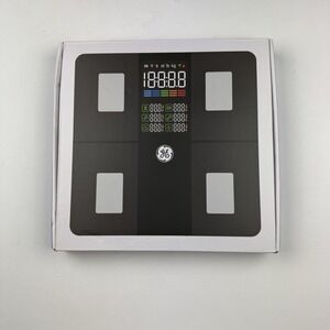 GE Smart Body Fat Scale CS20F Bluetooth Digital Weight BMI Black NEW